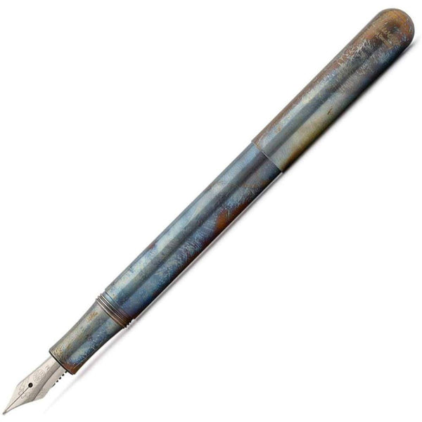 Kaweco Liliput Steel Fireblue Pocket Fountain Pen - Medium Nib Kaweco