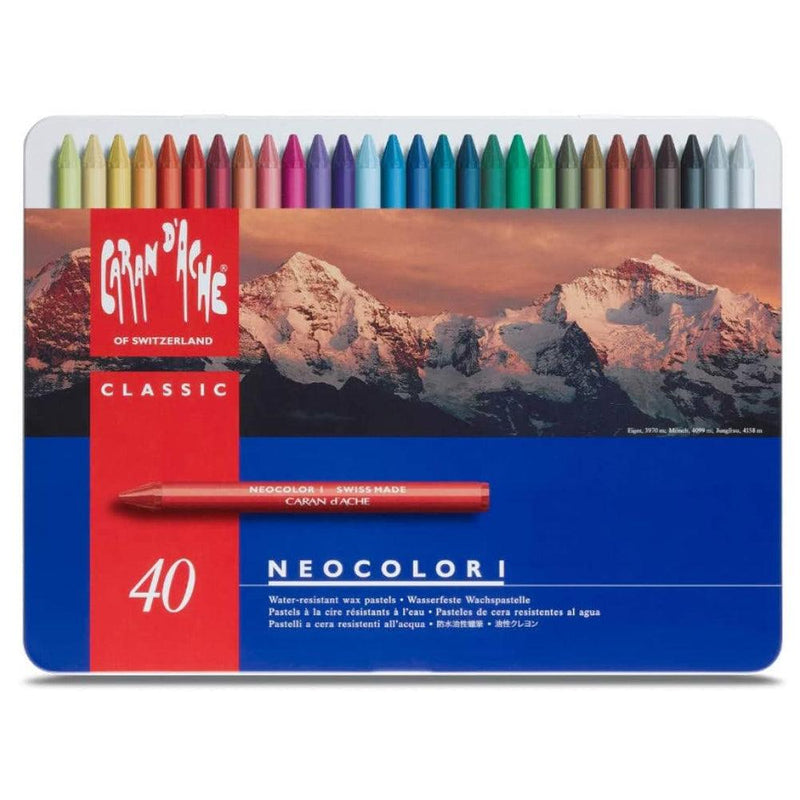 Caran dAche Neocolor Pastels (40 Colors) (7000.340) Caran d'Ache