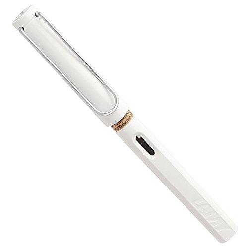 :Lamy Safari Fountain Pen, White, Medium Nib LAMY