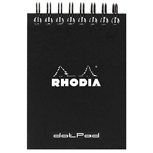 Rhodia Wirebound Notepad, 5/5 Ruling Rhodia