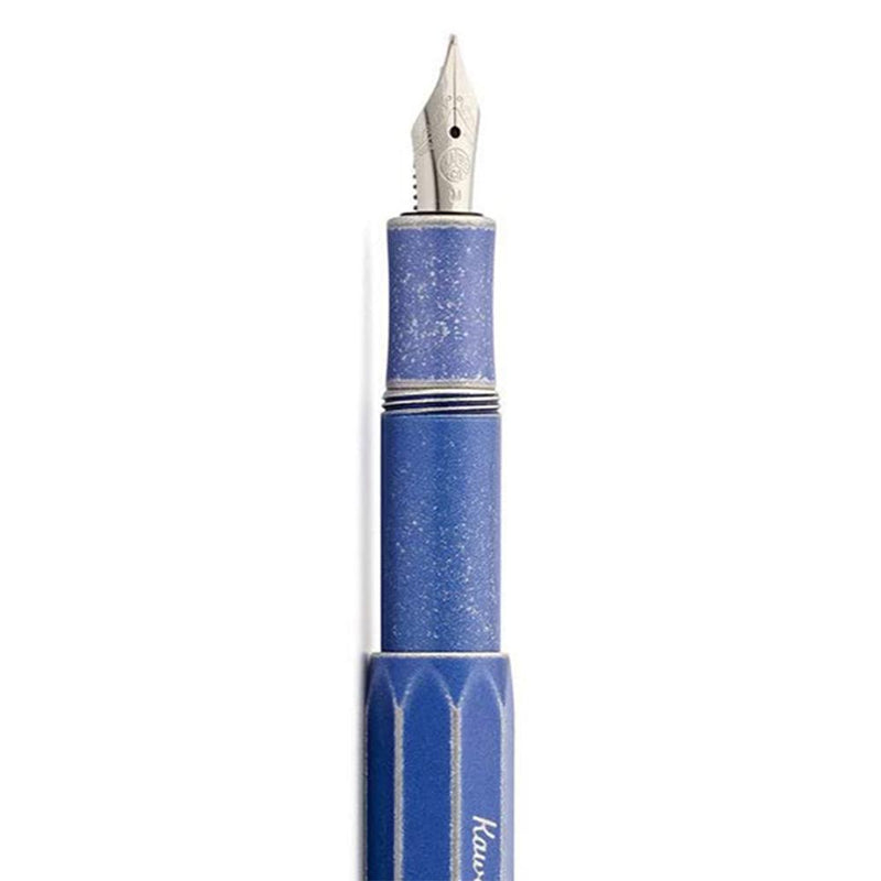 Kaweco AL-Sport Stonewashed Fountain Pen blue, M Nib (Medium) Kaweco