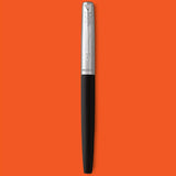 Parker Jotter Originals Fountain Pen, Classic Finish, Medium Nib, Blue & Black Ink Parker