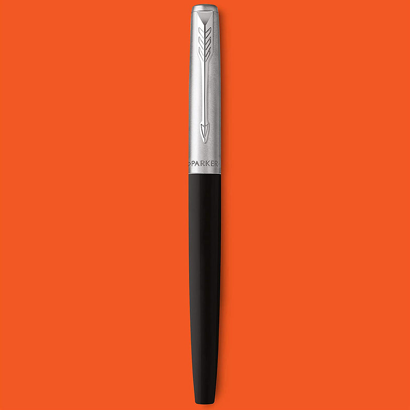 Parker Jotter Originals Fountain Pen, Classic Finish, Medium Nib, Blue & Black Ink Parker