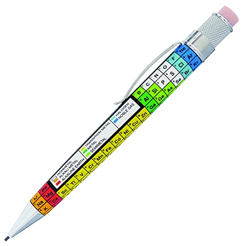 Retro 51 Tornado Mechanical Pencil, Dmitri Periodic Table of Elements, 1.15mm Lead (VRP-1816) Retro 51