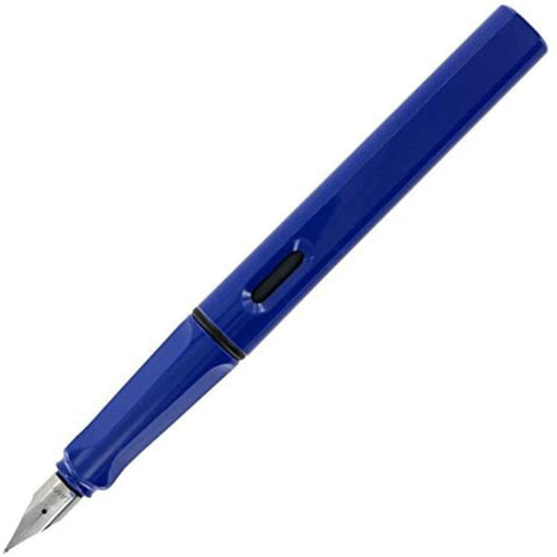 LAMY Blue Safari Fountain Pen with Medium Nib and Blue Ink (L14M) LAMY