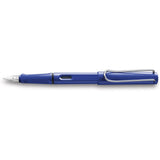 LAMY Blue Safari Fountain Pen with Medium Nib and Blue Ink (L14M) LAMY