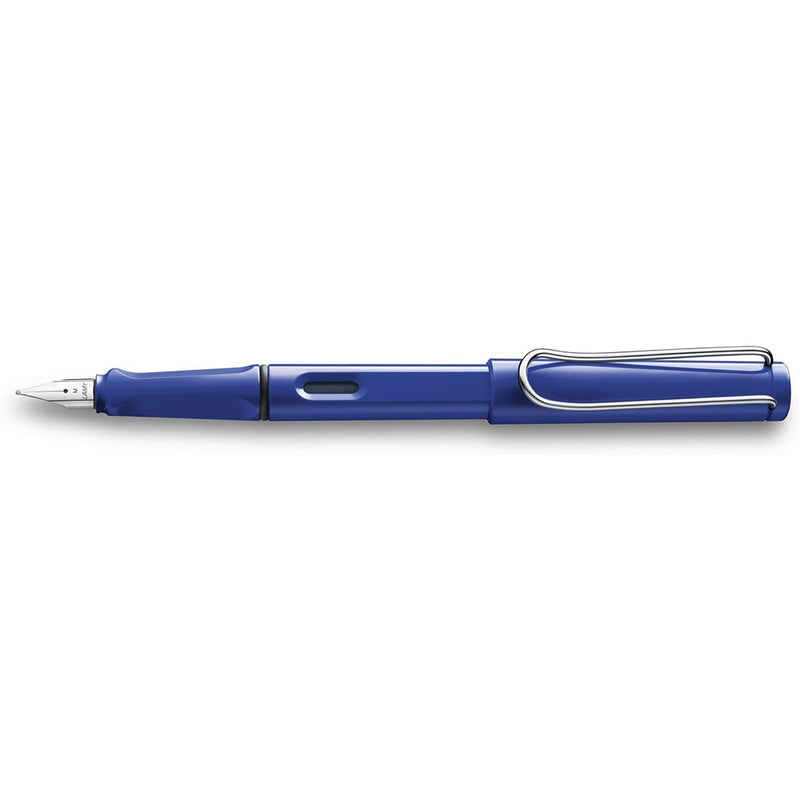 LAMY Blue Safari Fountain Pen with Medium Nib and Blue Ink (L14M) LAMY