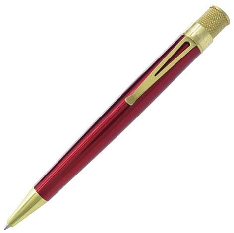 Retro 1951 Tornado Classic Brass Red Rollerball Pen Retro 51