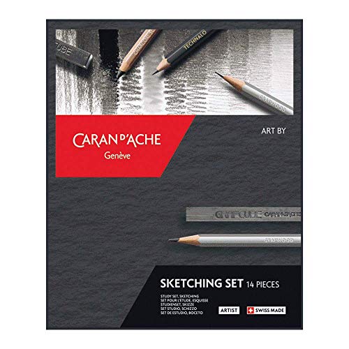 Caran d'Ache Art by Sketch Set 14 Pieces Caran d'Ache