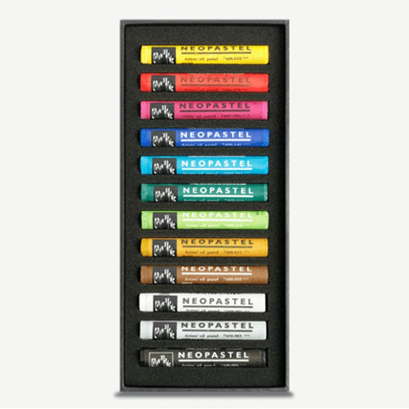 Caran D'ache - Neopastel Artist Oil Pastels - Set of 12 (7400.312) Caran d'Ache