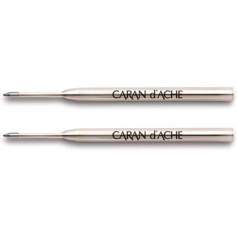 Caran D'ache Goliath Ballpoint Pen Refill Fine Blue (Pack of 2) Caran d'Ache