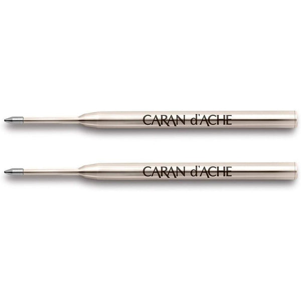 Caran D'ache Goliath Ballpoint Pen Refill Medium Black (Pack of 2) Caran d'Ache