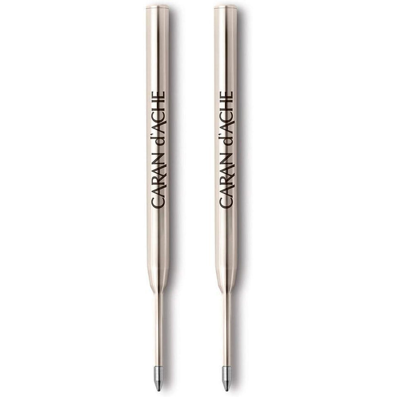 Caran D'ache Goliath Ballpoint Pen Refill Medium Black (Pack of 2) Caran d'Ache