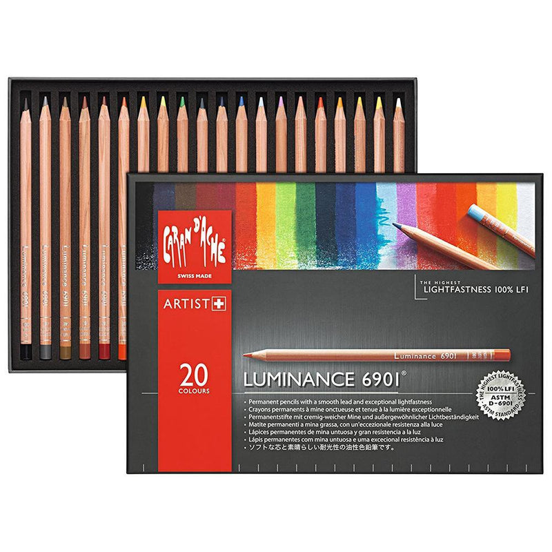 Caran D'ache Luminance Colored Pencil Set of 20 (6901.720) Caran d'Ache