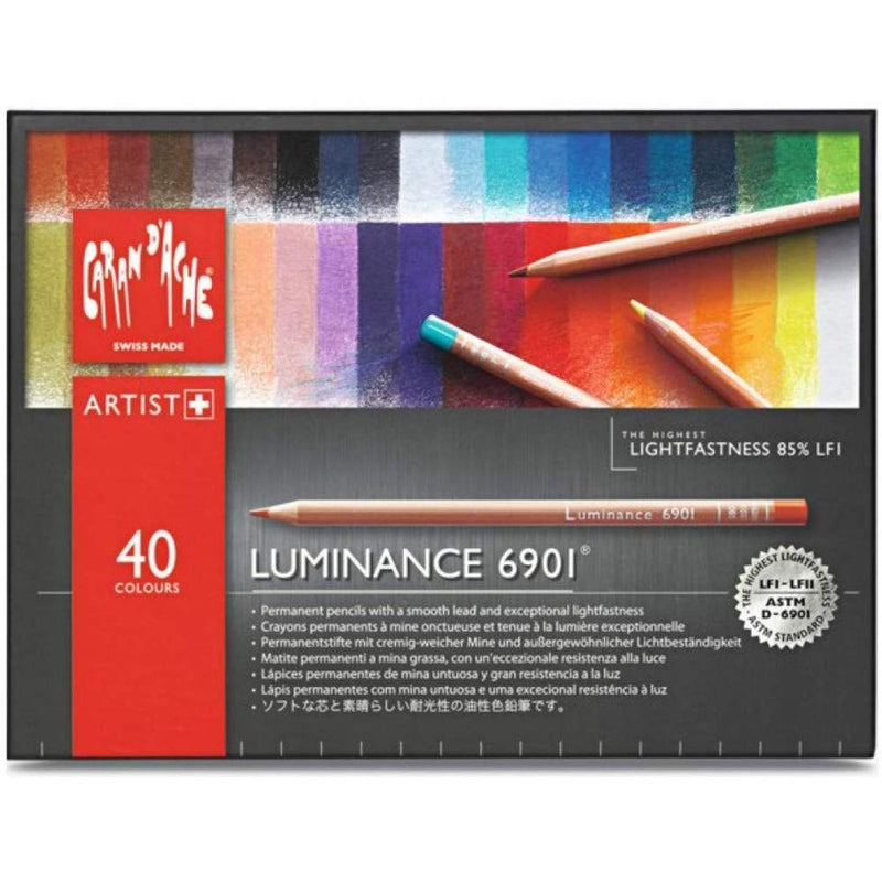 Caran D'ache Luminance Colored Pencil Set of 40 (6901.740) Caran d'Ache