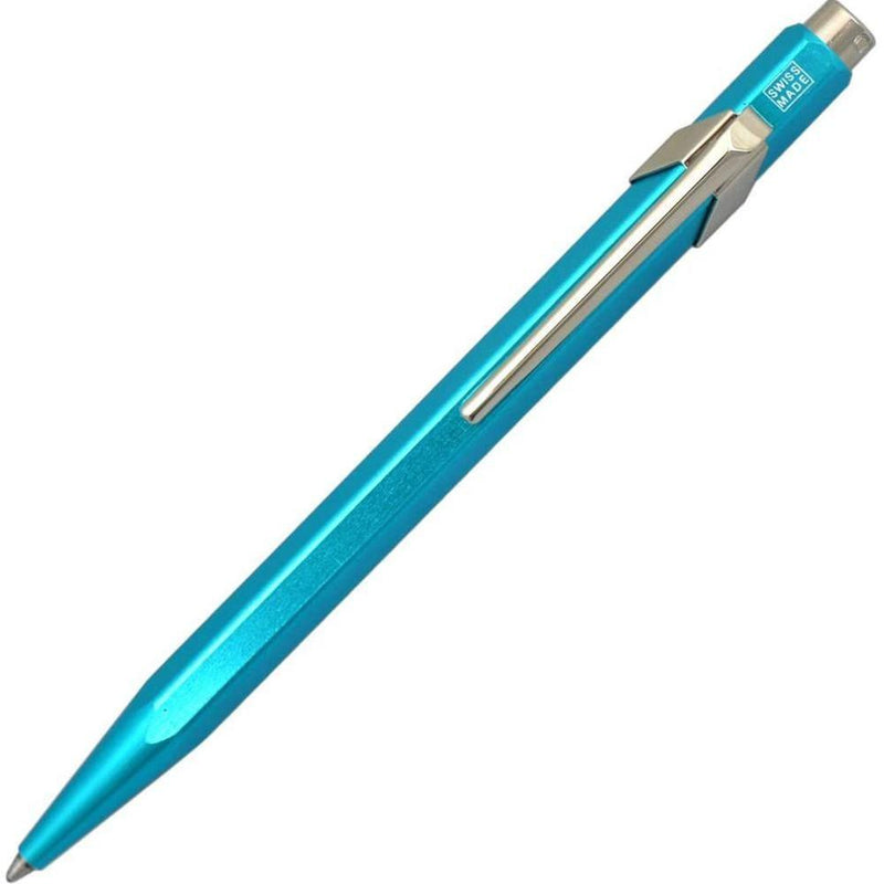 Caran D'ache Swiss Made Metal Ballpoint Pen, Metallic Turquoise (849.171) Caran d'Ache