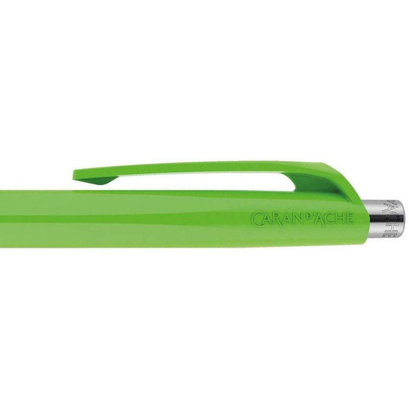 Caran d'Ache 888 Infinite Ballpoint Pen, Spring Green Resin Hexagonal Barrel Caran d'Ache