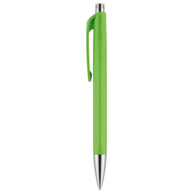 Caran d'Ache 888 Infinite Ballpoint Pen, Spring Green Resin Hexagonal Barrel Caran d'Ache