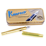 Kaweco AL Sport Fountain Pen (Fine Nib) + Pack of 6 Black Ink Cartridges Gift Set Kaweco