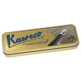 Kaweco AL Sport Fountain Pen (Fine Nib) + Pack of 6 Black Ink Cartridges Gift Set Kaweco
