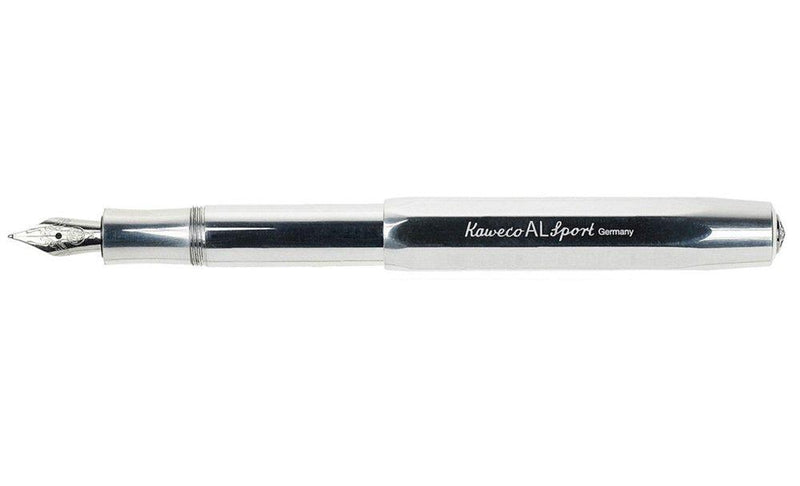 Kaweco AL Sport Fountain Pen, Raw Aluminum, Medium Nib Kaweco