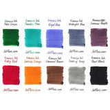 Kaweco Fountain Pen Ink Cartridges short, 10 colors, 10 x 6 pieces Kaweco