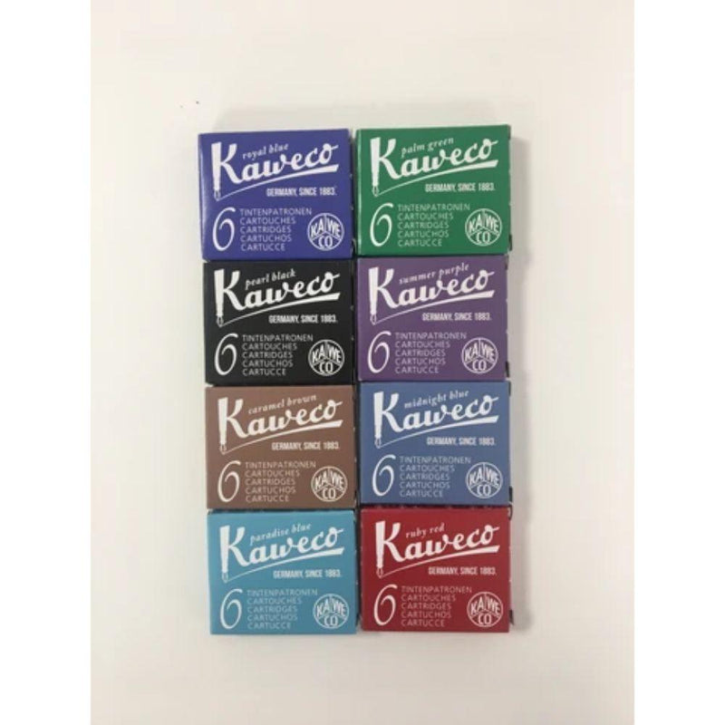 Kaweco Fountain Pen Ink Cartridges short, 8 colors, 8 x 6 pieces Kaweco