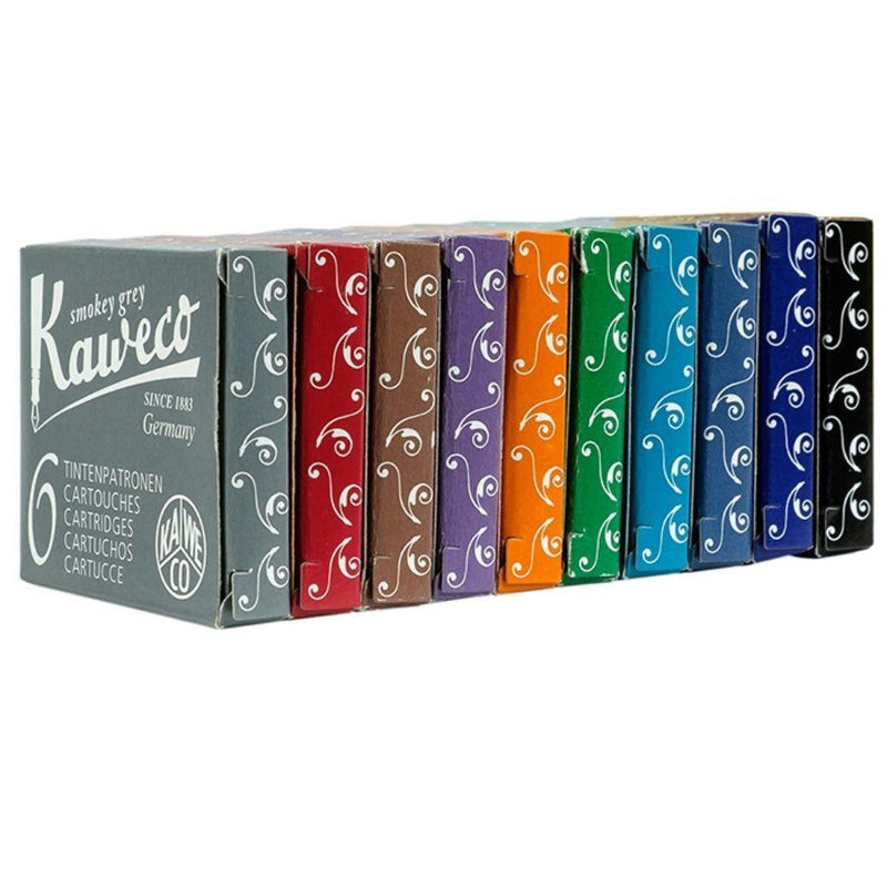 Kaweco Fountain Pen Ink Cartridges short, 8 colors, 8 x 6 pieces Kaweco
