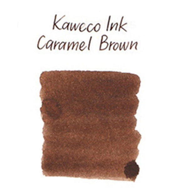 Kaweco Fountain Pen Ink Cartridges short, Caramel Brown (Brown), Pack of 6 Kaweco