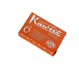 Kaweco Fountain Pen Ink Cartridges short, Sunrise Orange (Orange ), Pack of 6 Kaweco