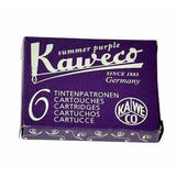 Kaweco Fountain Pen ink cartridge short purple violet - pack of 6 Kaweco