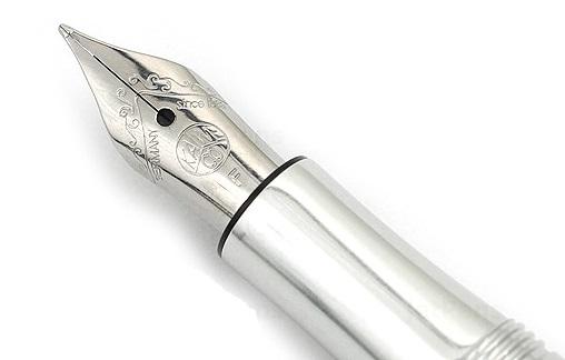 Kaweco Liliput fountain pen silver Pen Nib: F (fine) Kaweco.jpg