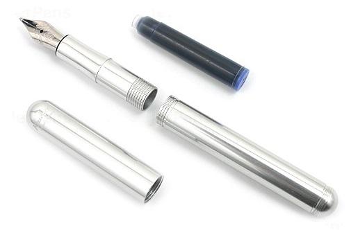 Kaweco Liliput fountain pen silver Pen Nib: M (medium) Kaweco