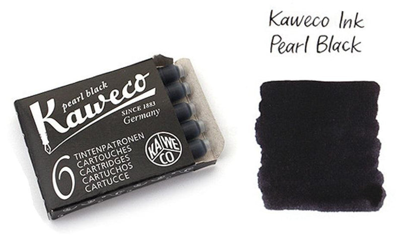 Kaweco Pearl Black Ink - 6 Cartridges Kaweco