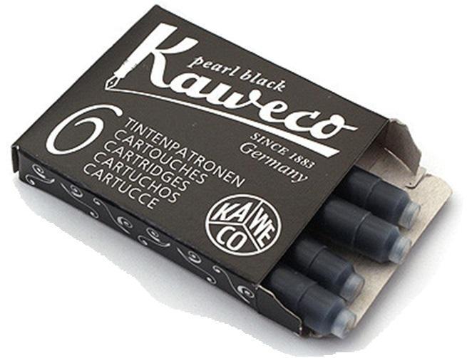 Kaweco Pearl Black Ink - 6 Cartridges Kaweco