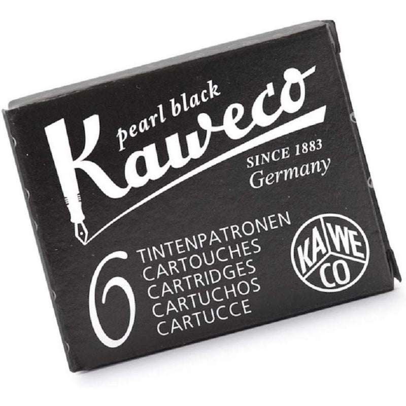 Kaweco Pearl Black Ink - 6 Cartridges Kaweco