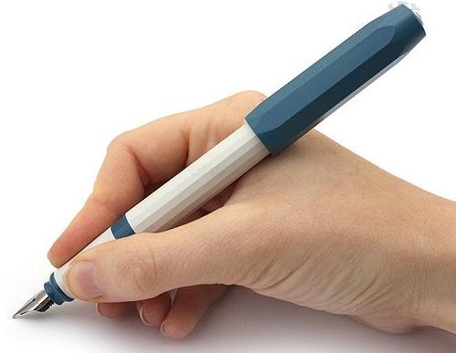 Kaweco Perkeo Fountain Pen Old Chambrey (blue/grey) M (Medium) Kaweco.jpg