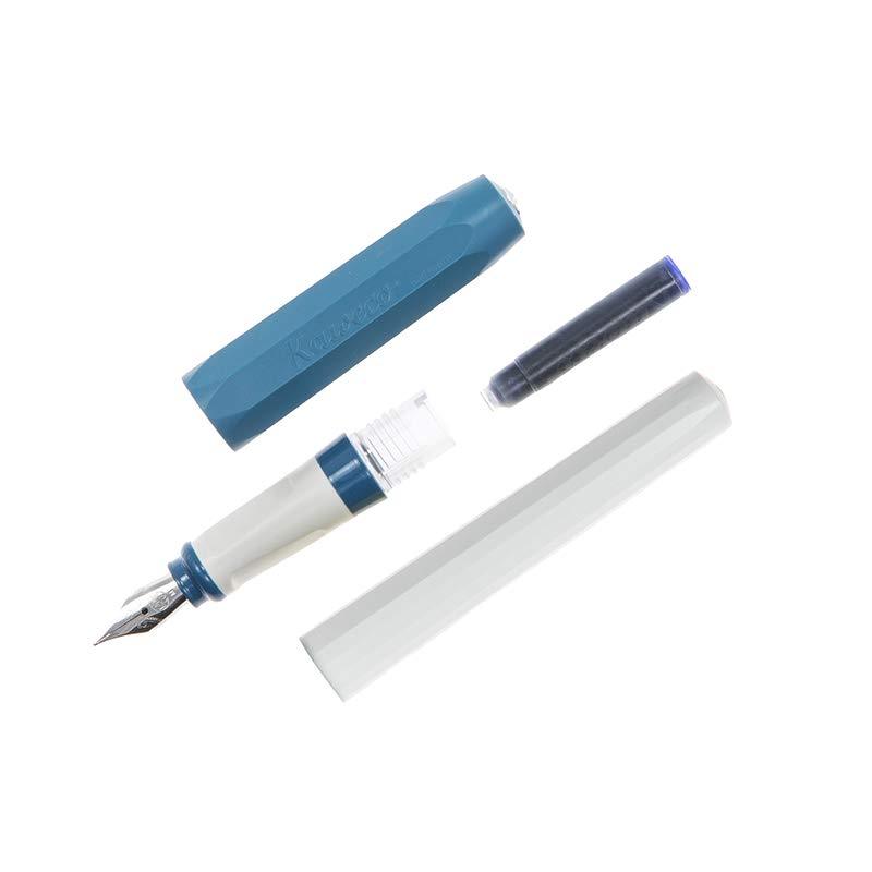 Kaweco Perkeo Fountain Pen Old Chambrey (blue/grey) M (Medium) Kaweco.jpg