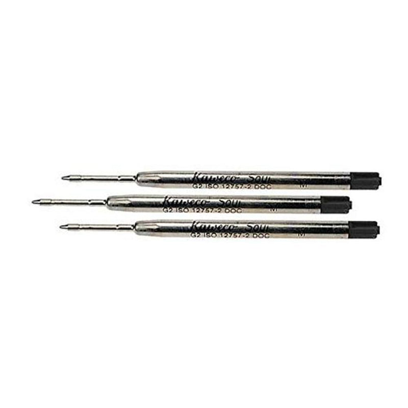 Kaweco Refills Black G2 - Bag of 3 Medium Point Ballpoint Pen Kaweco