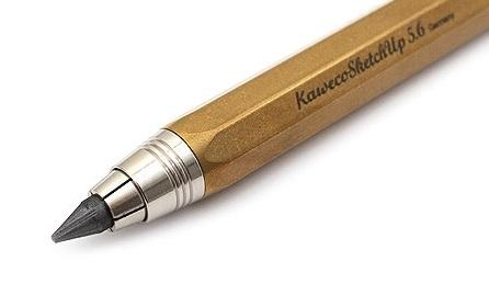 Kaweco Sketch Up 5,6 mm 8 hexagonal Clutch pencil Brass Kaweco.jpg