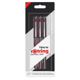 Rotring 1904780 Tikky Graphic Fineliner Pen Set - Set of 3 Rotring