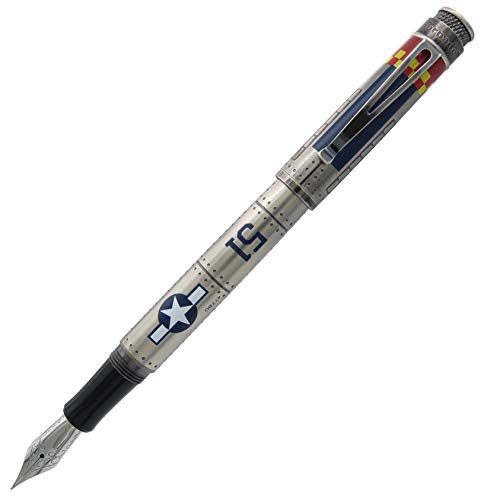 Retro 51 Tornado Fountain Pen, P-51 Mustang, Medium Nib (VRF-1343) Retro 51