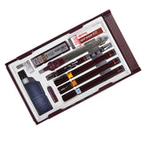 Rotring Isograph Master Set 3X Technical Pens (0.20mm, 0.40mm, 0.60mm), 1x Tikky Pencil + Accessories Rotring