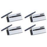 Lamy Black T10 Fountain Pen Ink Cartridges 4 Packs (LAM-T10-BLK4PAC) Lamy