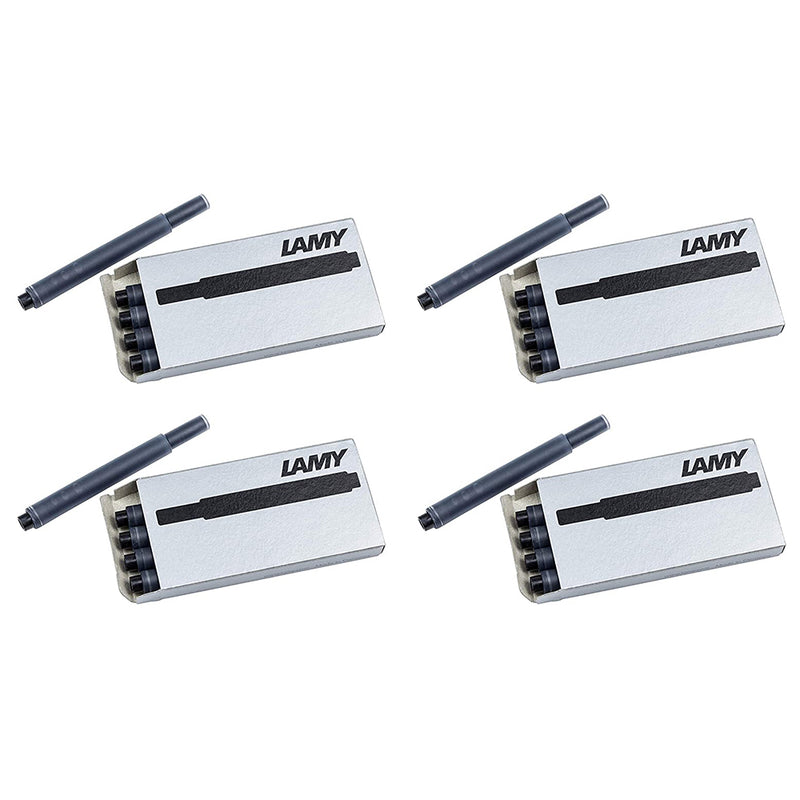 Lamy Black T10 Fountain Pen Ink Cartridges 4 Packs (LAM-T10-BLK4PAC) Lamy