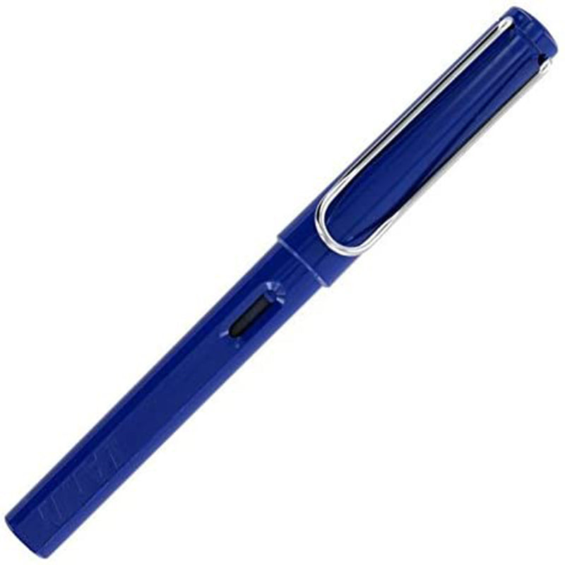 LAMY Blue Safari Fountain Pen with Medium Nib and Blue Ink (L14M) LAMY