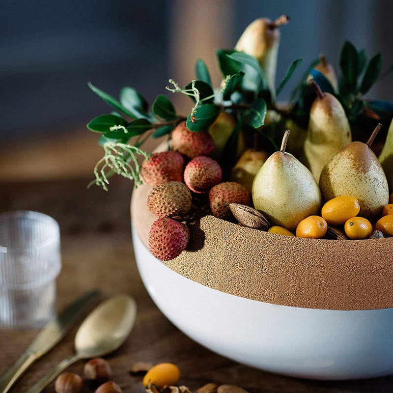 Emile Henry Crème Made in France Vegetable Storage Pantry Bowl, 14.1 inch Emile Henry