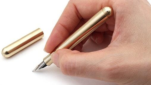 Kaweco Liliput Fountain Pen, Smooth Brass, Fine Nib Kaweco