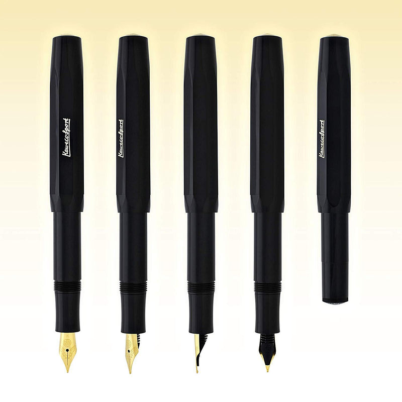 Kaweco Sport Classic Fountain Pen Black M (Medium Nib) Kaweco