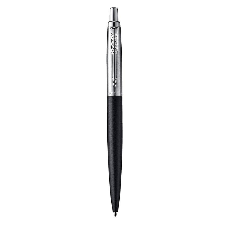Parker Jotter XL Ballpoint Pen, Richmond Matte Black, Chrome Trim, Medium Point, Blue Ink, Gift Box Parker